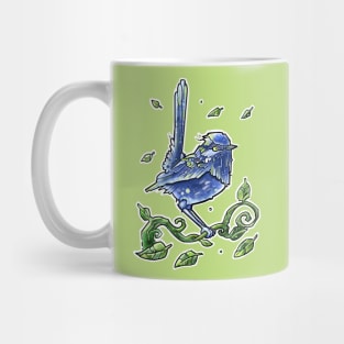 blue jay bird Mug